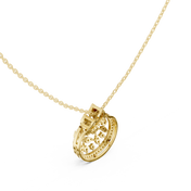 Round Mandala Pendant — 0.56ct