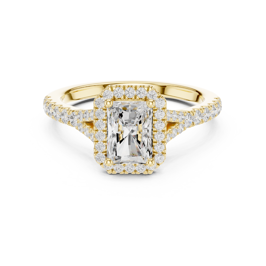 Solange 1.00ct Radiant Cut Diamond Ring