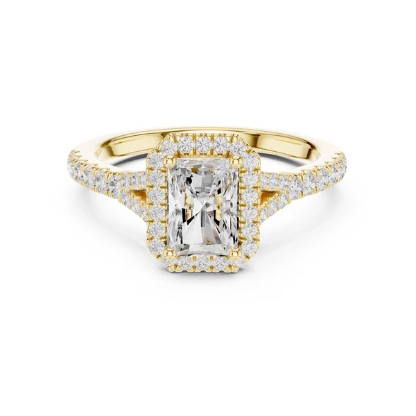 Solange 1.00ct Radiant Cut Diamond Ring