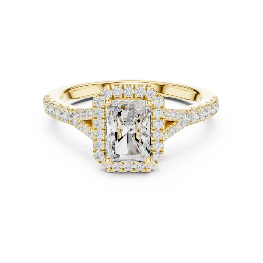 Solange 1.00ct Radiant Cut Diamond Ring