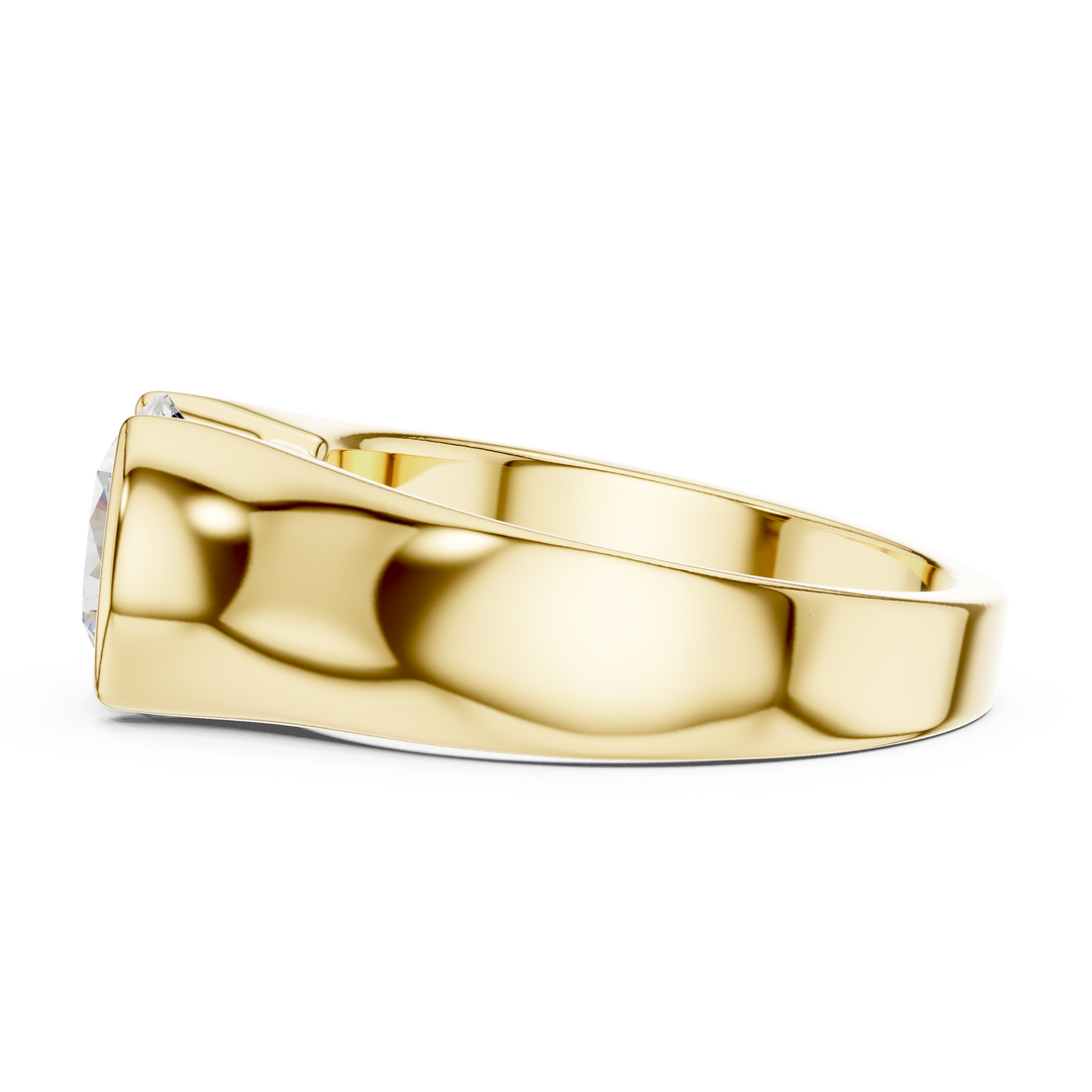 Bold Solitaire Mens Ring — 1.50ct
