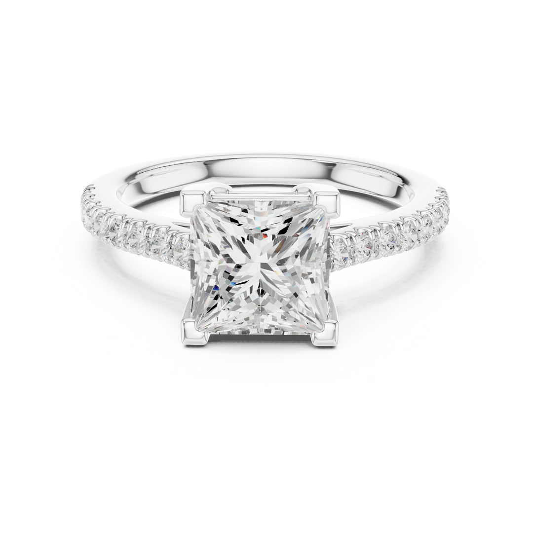 Reina 2.00ct Princess Cut Diamond Engagement Ring