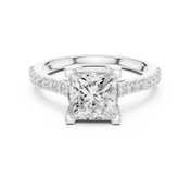Reina 2.00ct Princess Cut Diamond Engagement Ring