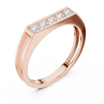 Load image into Gallery viewer, Marquise Channel Mens Ring — 0.50ct

