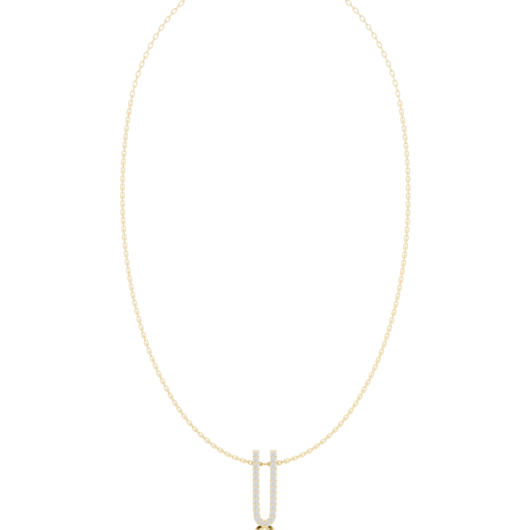 Double-Bar Lariat Necklace — 0.44ct