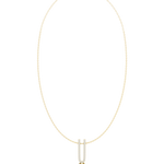 Load image into Gallery viewer, Double-Bar Lariat Necklace — 0.44ct
