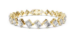 Emerald Radiant Bracelet — 13.73ct