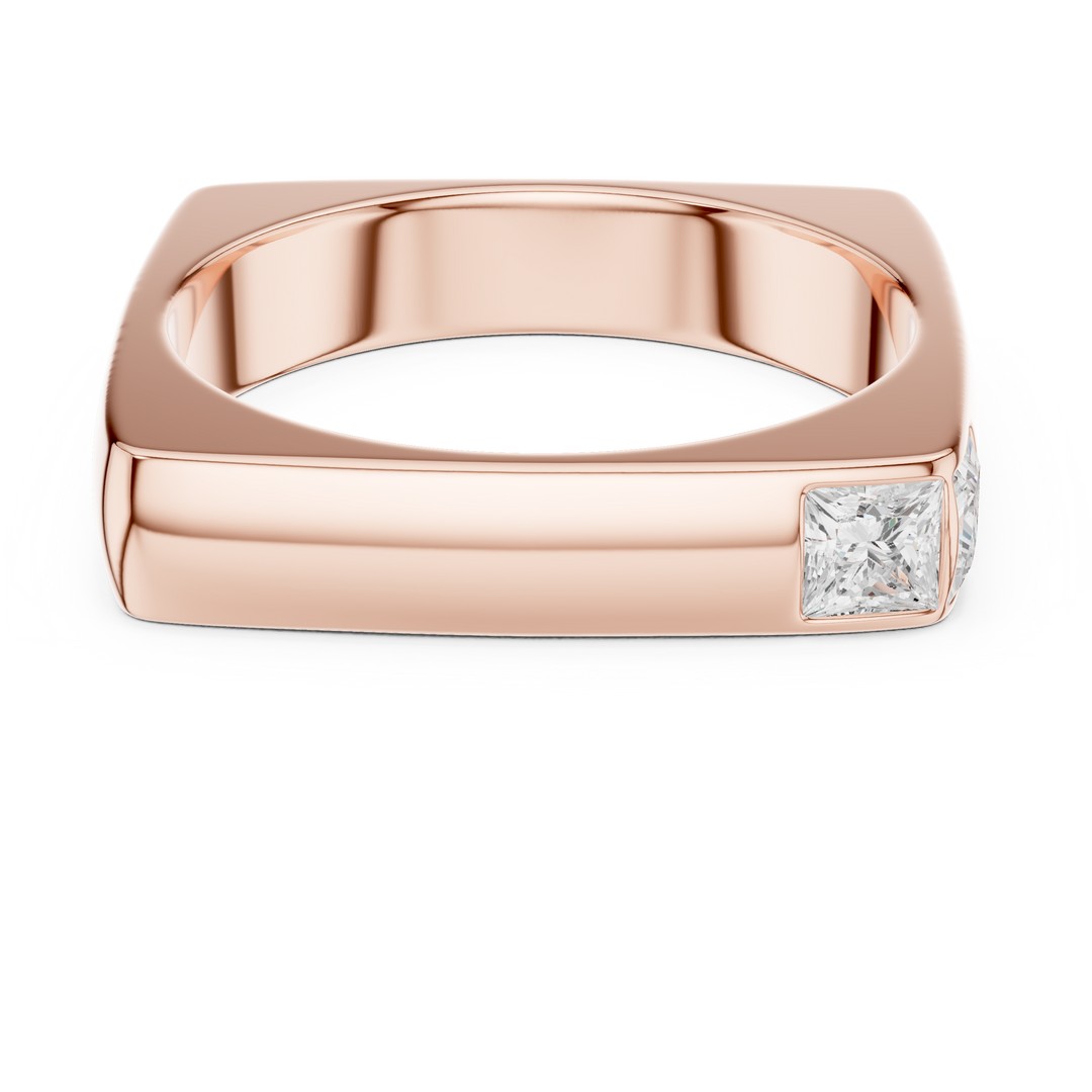 Dual Princess Mens Ring — 0.70ct