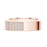Load image into Gallery viewer, Pavé Surface Mens Ring — 0.53ct
