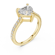 Juliet 2.00ct Heart Cut Diamond Engagement Ring