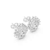 Eve Diamond Solitaire Stud Earrings