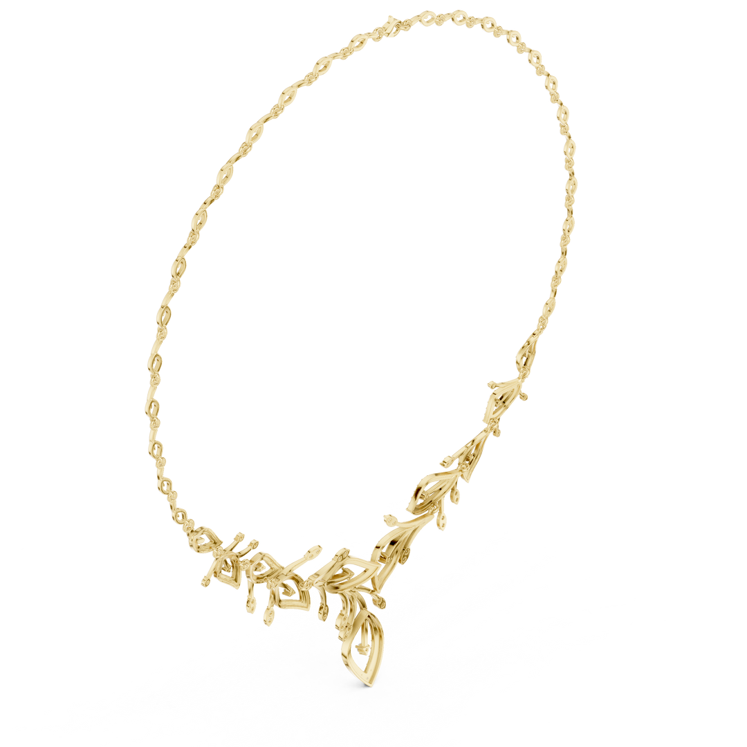 Botanical Spray Necklace — 2.37ct
