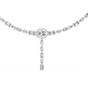 Cascading Multi-Cut Drop Necklace — 14.27ct