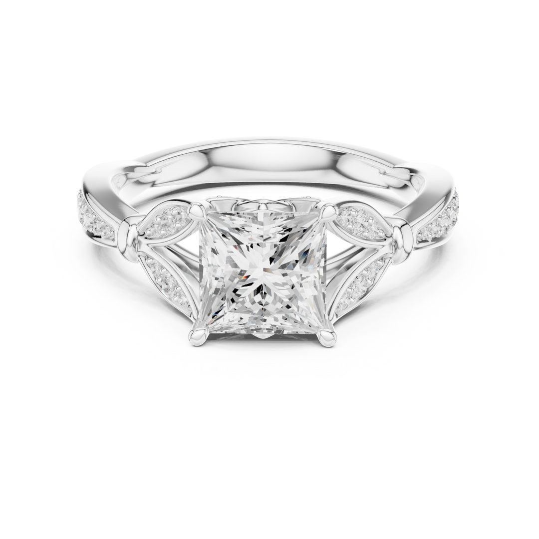 Diamant 1.72ct Princess Cut Diamond Ring