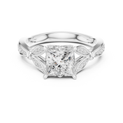 Diamant 1.72ct Princess Cut Diamond Ring