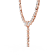 Cascading Multi-Cut Drop Necklace — 14.27ct