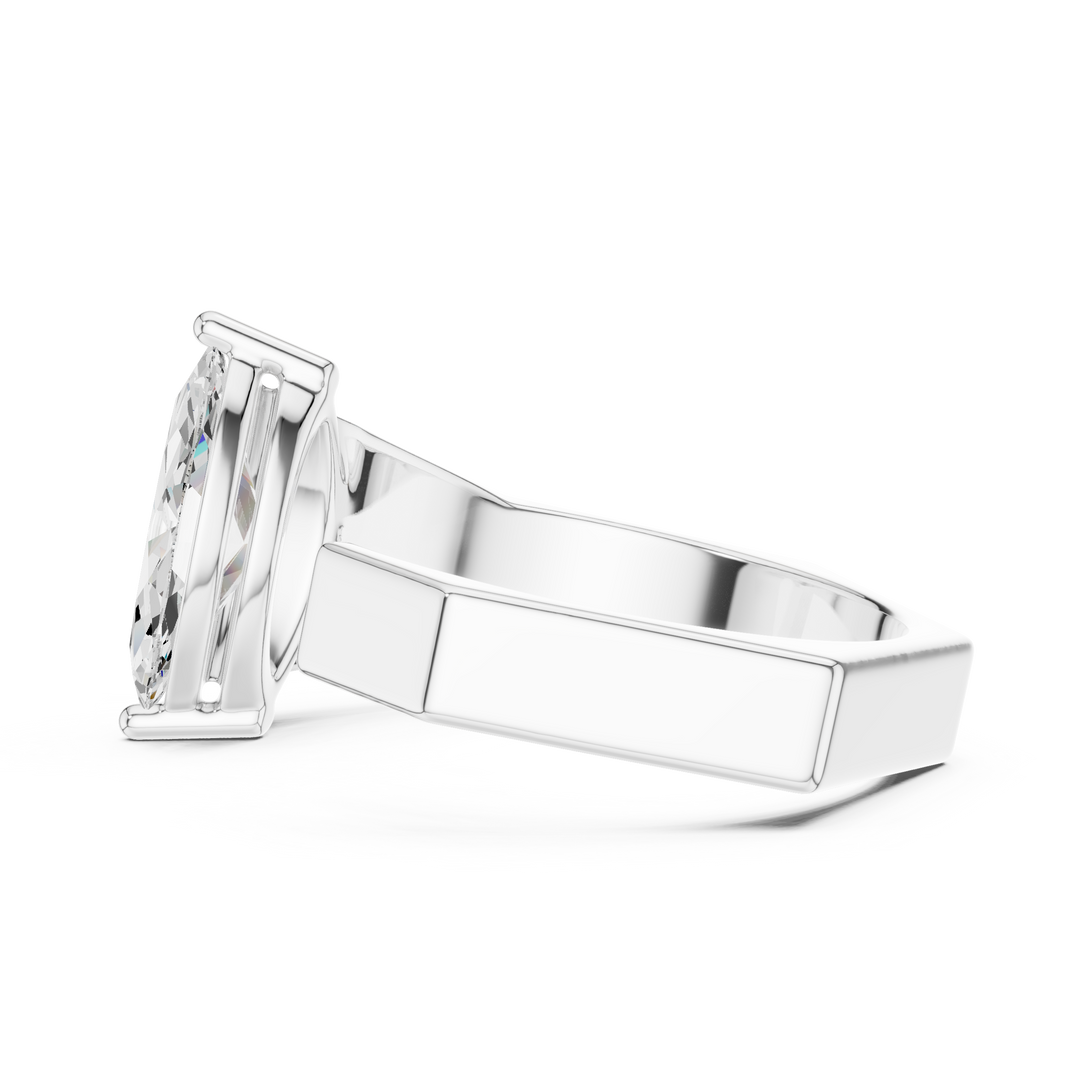 Marquise Statement Mens Ring — 1.00ct