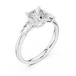 Load image into Gallery viewer, Bijou 1.42ct Cushion Cut Diamond Ring
