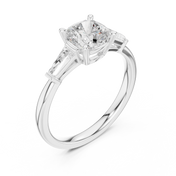 Bijou 1.42ct Cushion Cut Diamond Ring