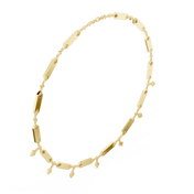Geometric Bar Station Necklace — 1.34ct