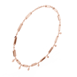 Load image into Gallery viewer, Geometric Bar Station Necklace — 1.34ct
