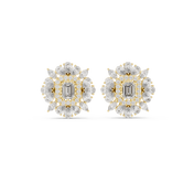 Stellara Diamond Halo Stud Earrings