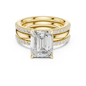 Oberon 2.83ct Emerald Cut Diamond Ring