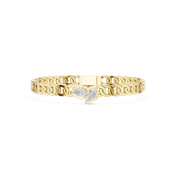 Curb Chain Station Men's Bracelet — 1.03ct