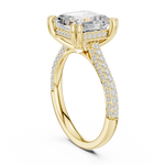 Load image into Gallery viewer, Monolith 3.83ct Emerald Cut Diamond Ring

