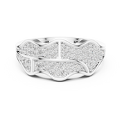 Pyramid Top Mens Ring — 0.43ct