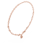 Load image into Gallery viewer, Oval Link Tassel Necklace — 1.84ct
