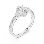 Load image into Gallery viewer, Dewdrop Pear Cut Diamond Ring

