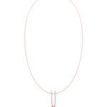 Load image into Gallery viewer, Double-Bar Lariat Necklace — 0.44ct

