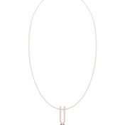 Double-Bar Lariat Necklace — 0.44ct