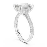 Load image into Gallery viewer, Apex 3.71ct Emerald Cut Diamond Ring

