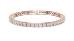 Load image into Gallery viewer, Dense Pavé Tennis Bracelet — 6.37ct
