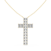 Diamond Cross Pendant — 7.00ct