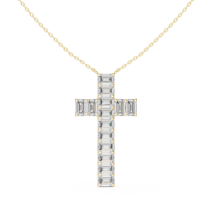 Diamond Cross Pendant — 7.00ct