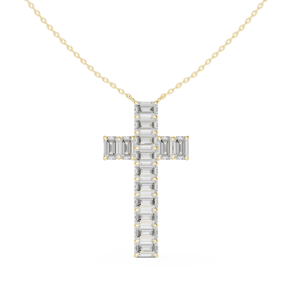 Diamond Cross Pendant — 7.00ct