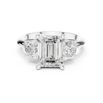 Load image into Gallery viewer, Empress 2.50ct Emerald Cut Diamond Ring
