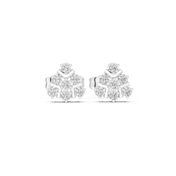 Lumen Diamond Solitaire Stud Earrings