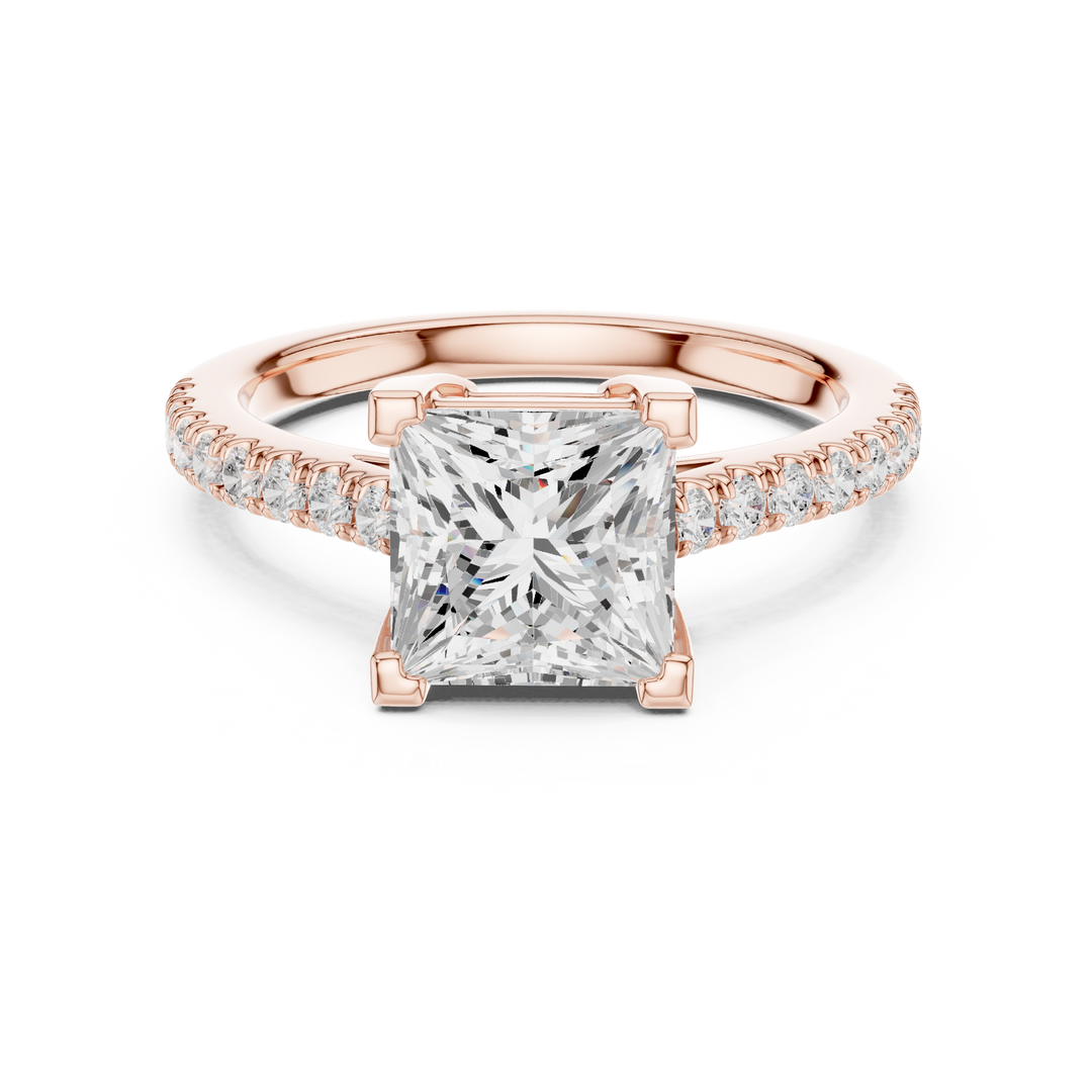 Reina 2.00ct Princess Cut Diamond Engagement Ring