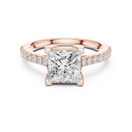 Load image into Gallery viewer, Reina 2.00ct Princess Cut Diamond Engagement Ring
