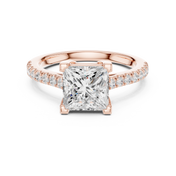 Reina 2.00ct Princess Cut Diamond Engagement Ring