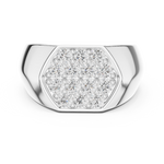 Load image into Gallery viewer, Cluster Face Mens Ring — 0.91ct
