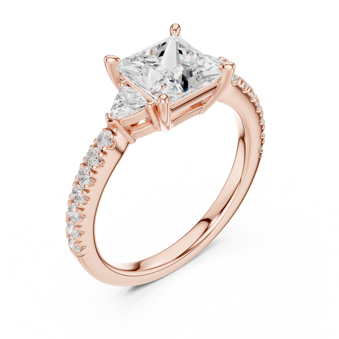 Sophia Princess Cut Diamond Ring
