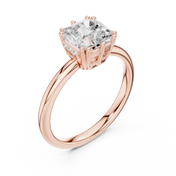 Diamantine 1.75ct Radiant Cut Diamond Ring