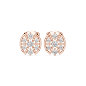 Soraya Diamond Halo Stud Earrings
