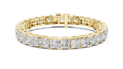 Princess Tennis Bracelet — 24.28ct