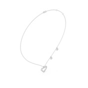 Double Heart Necklace — 0.48ct